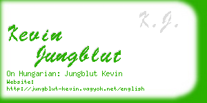 kevin jungblut business card